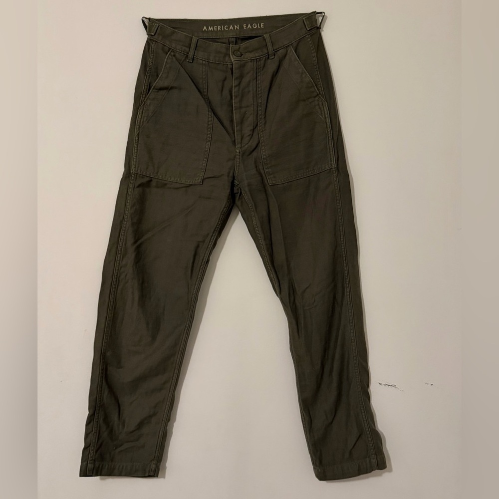 American Eagle Outfitters Dark Olive Cargo Pants